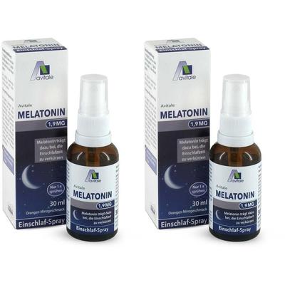 Melatonin 1,9 mg Einschlaf-Spray 2x 2x30 ml Spray