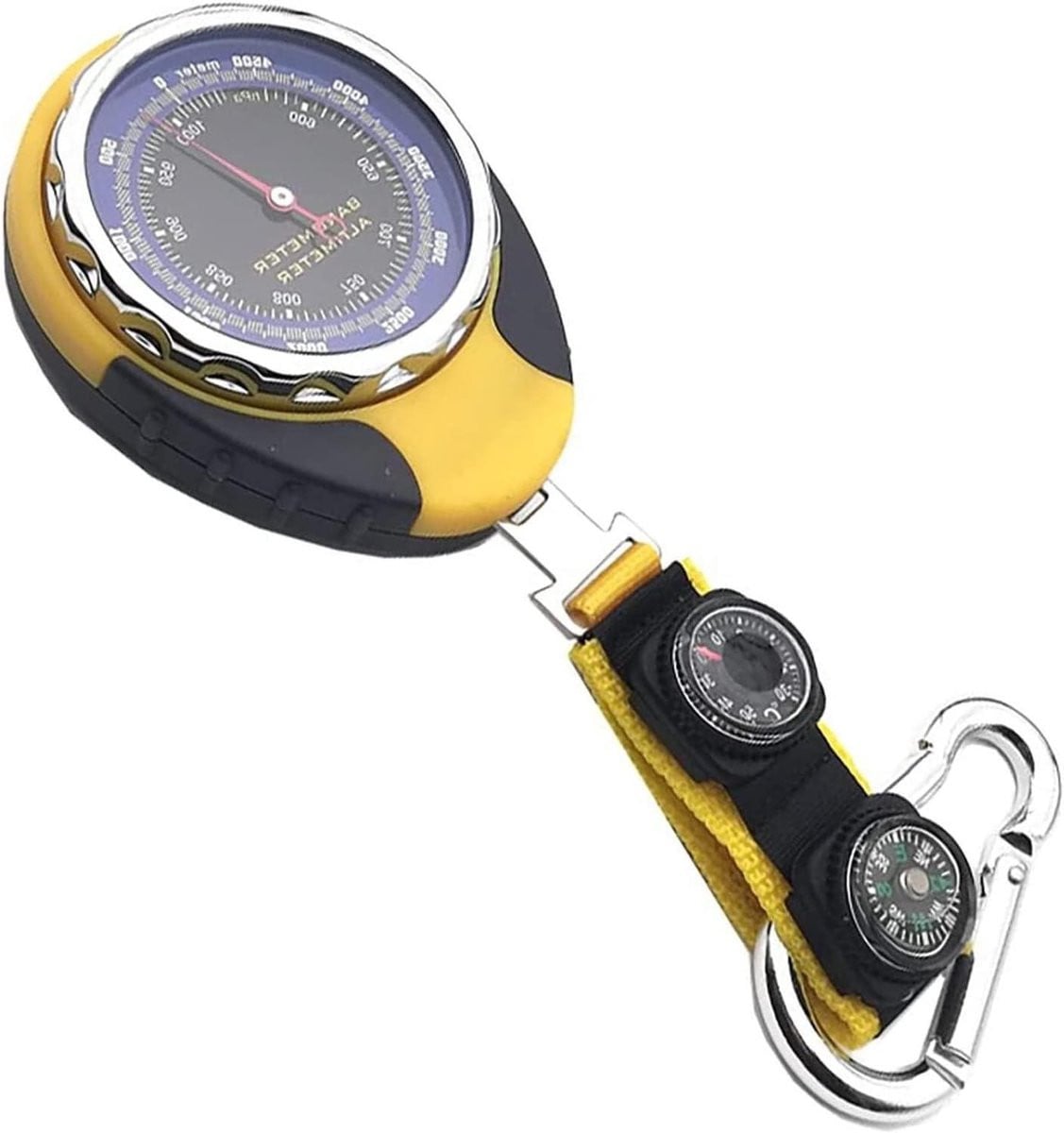 Draagbaar Weerstation 4-in-1 Tool voor Outdoor Navigatie - Zilver