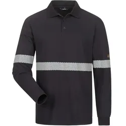 Multinorm Langarm Polo-Shirt mit Reflex "KUNIBERT"marine - XL - Blau