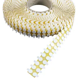 Doppelseitige Klebepunkte, beidseitig stark haftend, weißer PE-Schaum, 1 mm dick, 12 mm, Papier