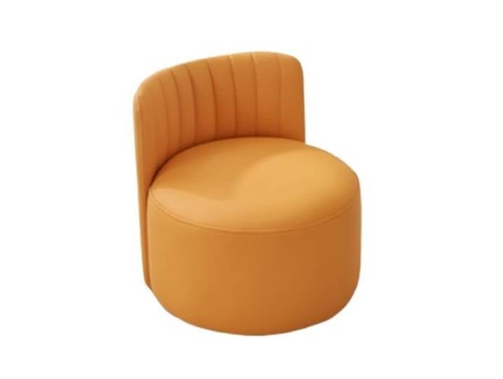 XXAD553TY Schwammhocker mit runder Rückenlehne, Schlafzimmer-Couchtisch Kleiderschrank(Orange)