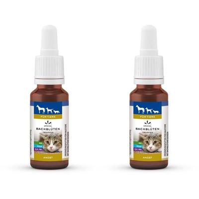 Bachblüten Tiere Tropfen Angst 2x 2x20 ml