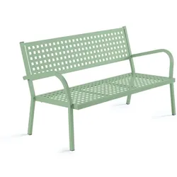 Metall Gartenbank Alice 110 cm VDE - grün