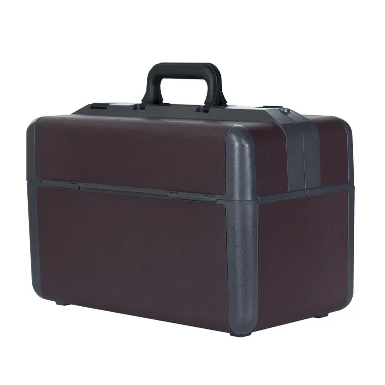 Arztkoffer Dürasol "IDEAL groß", 44 x 24 x 29 cm Echt-Leder-Besatz Bordeaux 2233