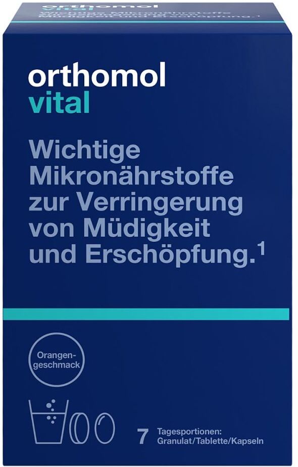 Orthomol Vital Granulat/Tablette/Kapseln Orange 7stk