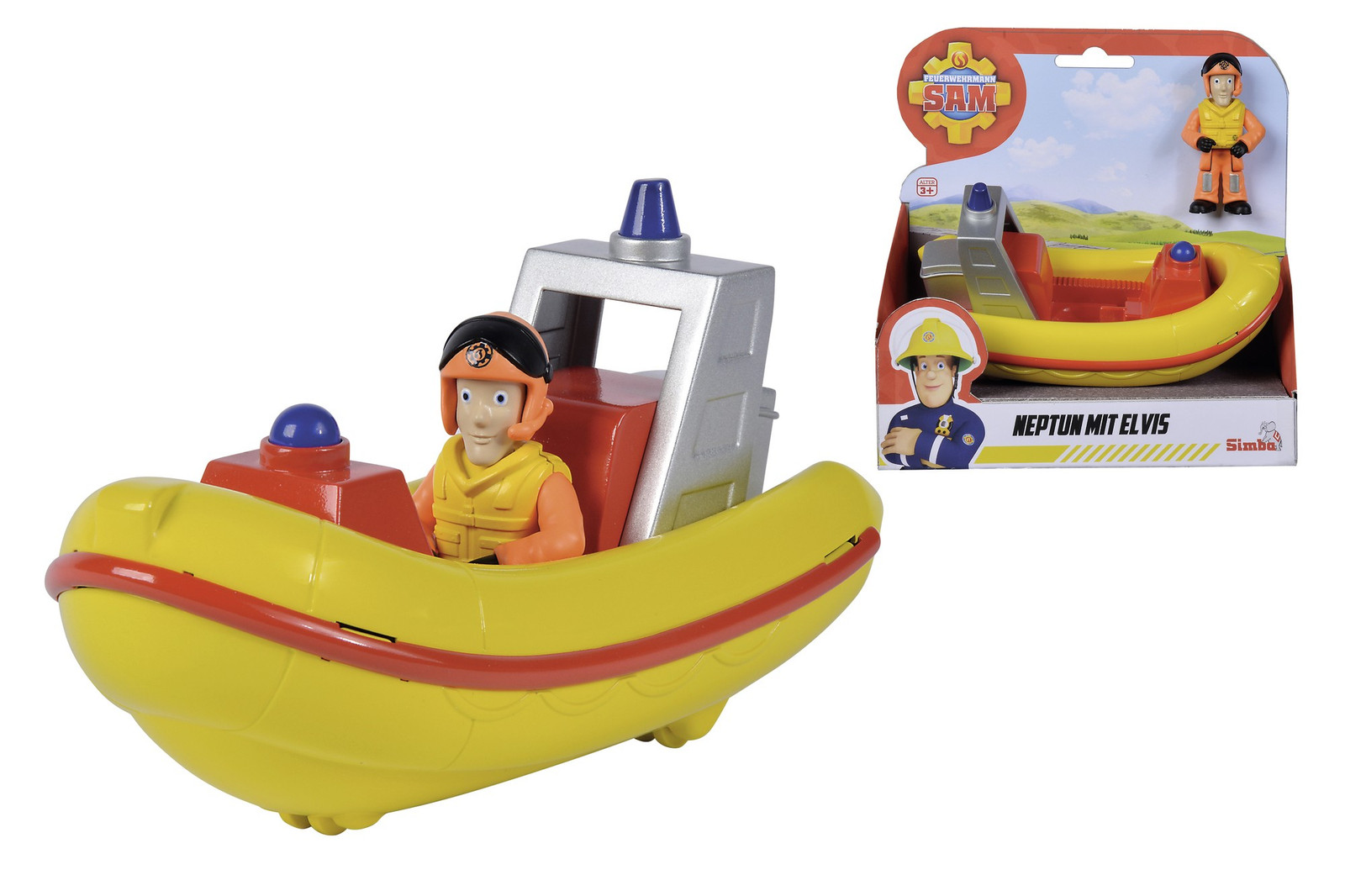 Simba Brandweerman Sam met boot Neptun modelnummer 925-2584
