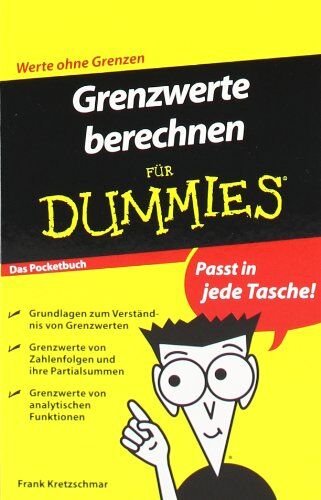 Frank Kretzschmar - Grenzwerte berechnen für Dummies Das Pocketbuch (Fur Dummies) - Preis vom 30.09.2026 09:01:18 h
