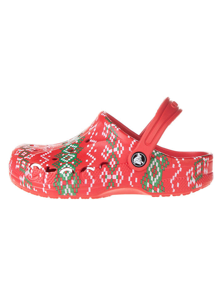 Crocs Clogs "Baya Holiday" in Rot - 19/20