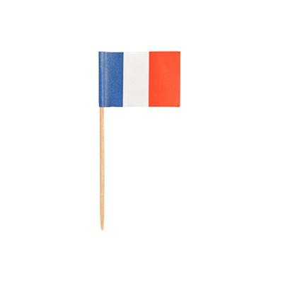 PAPSTAR 500 Deko-Picker 8 cm "Frankreich"
