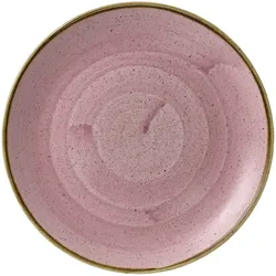 Churchill Stonecast Petal Pink Teller Flach Coup 23cm