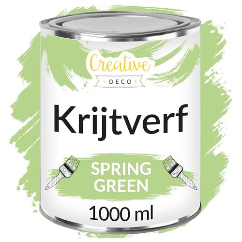 Creative Deco Krijtverf Lente Groen 1000 ml