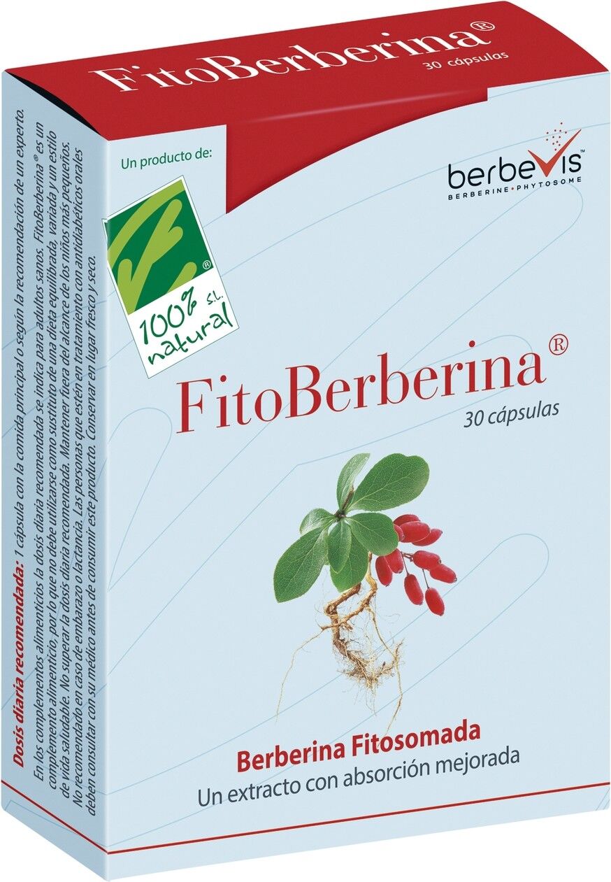 100% Natural Phytoberberine 30 Capsules