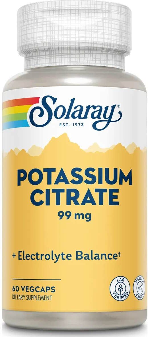 SOLARAY Citrato de Potasio 60 caps