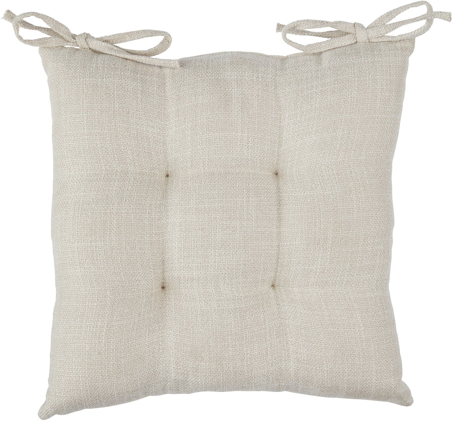 Atmosphera Stoelkussen Clem Beige Linnen - 38 x 38 cm