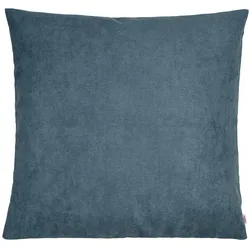 KISSENHÜLLE FarbTon Chenille-Haptik nordlicht-blau 60/60 cm