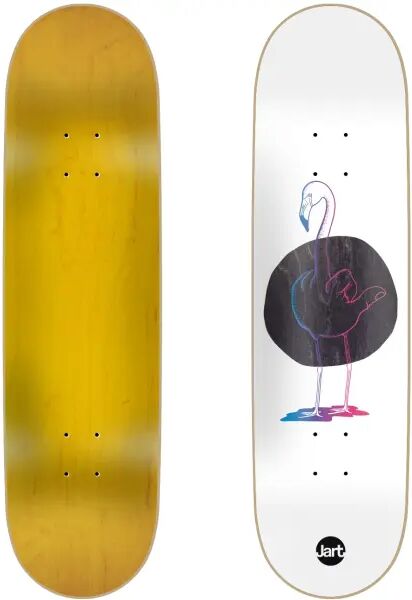 Jart Skateboards Skateboard Deck Jart Fuckers (8.25" - Weiß/Lila/Schwarz)
