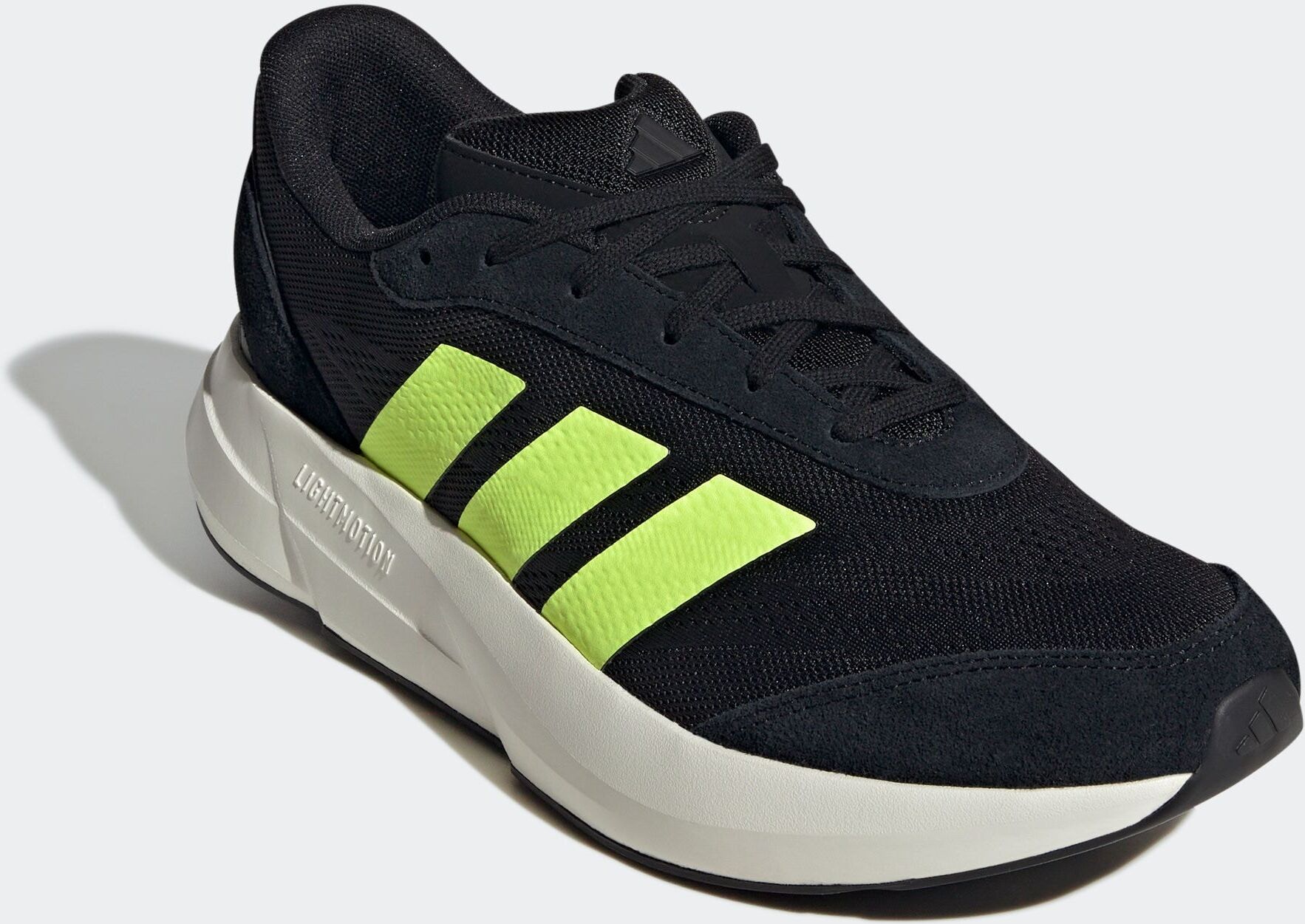 Sneaker ADIDAS SPORTSWEAR "LIGHTSHIFT", Herren, Gr. 42, gelb (core schwarz, hi, res gelb, grau two), Synthetik, Textil, Schuhe Sneaker core schwarz, hi, res gelb, grau two 42