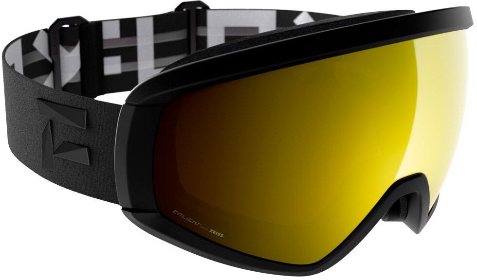 Flaxta  - Continuous Black Gold Mirror Lens - Masque de Ski