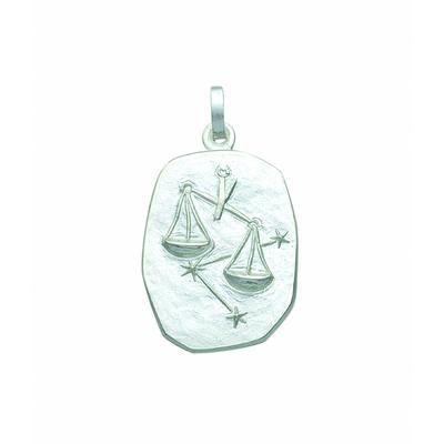 Sternzeichenanhänger ADELIA´S "Sternzeichen Anhänger Waage 925 Silber", silber, Schmuckanhänger, Herren, Waage, Silber 925 (Sterlingsilber), Silberanhänger Waage