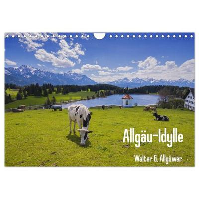 Allgäu-Idylle (Wandkalender 2027 DIN A4 quer), CALVENDO Monatskalender