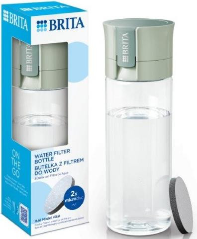 BRITA Vital filterfles, 0,6 liter, pastelgroen