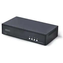 StarTech .com CK4-HP204C, 3840 x 2160 Pixel, 4K Ultra HD, Schwarz, KVM Switch, Schwarz