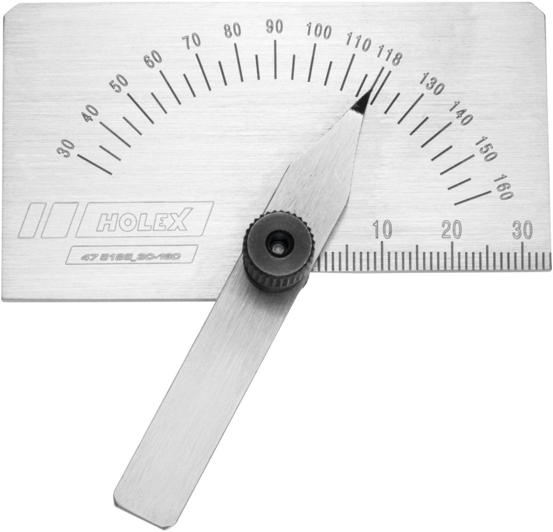 HOLEX Spiralbohrer-Schleiflehre, verstellbar, 30 - 160 Grad (475185 30-160)