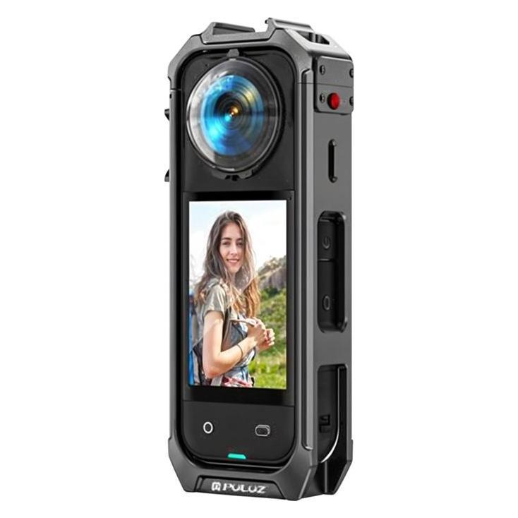 Puluz metal protective case with lens cover for Insta360 X5 (PU748H)