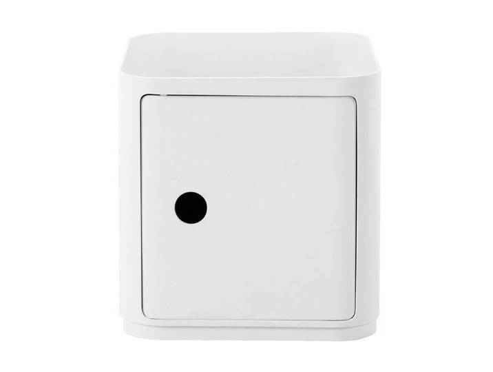 KARTELL COMPONIBILI un élément carré avec porte (Blanc 4979+4978 - ABS)
