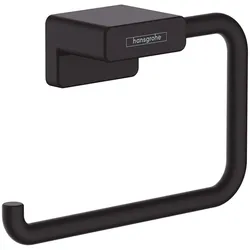 hansgrohe, Toilettenpapierhalter, Papierrollenhalter AddStoris, ohne Deckel mattschwarz