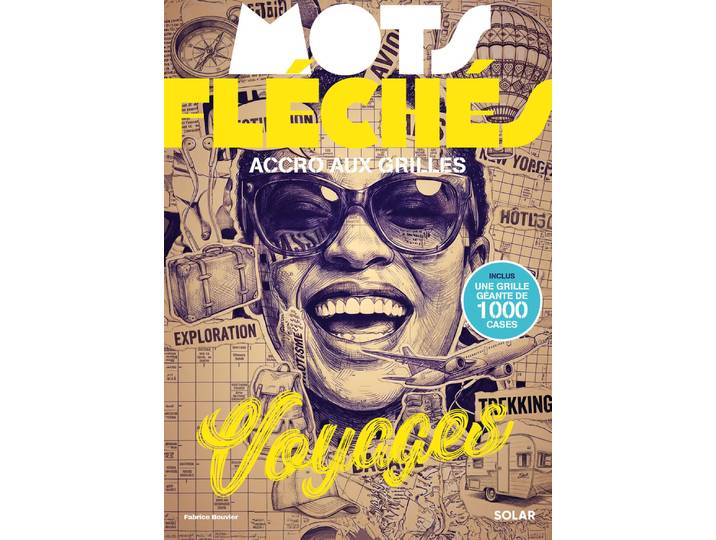 Mots fléchés voyages - Accro aux grilles (Broché)