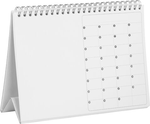 Tischkalender, weiß, A5