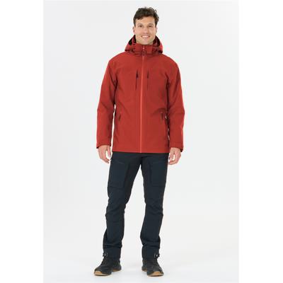Softshelljacke WHISTLER "Melvor", Herren, Gr. L, rot, 100% Polyester, unifarben, normal, ohne Ausschnitt, Jacken Softshelljacke, mit Bionic Finish DWR-Behandlung