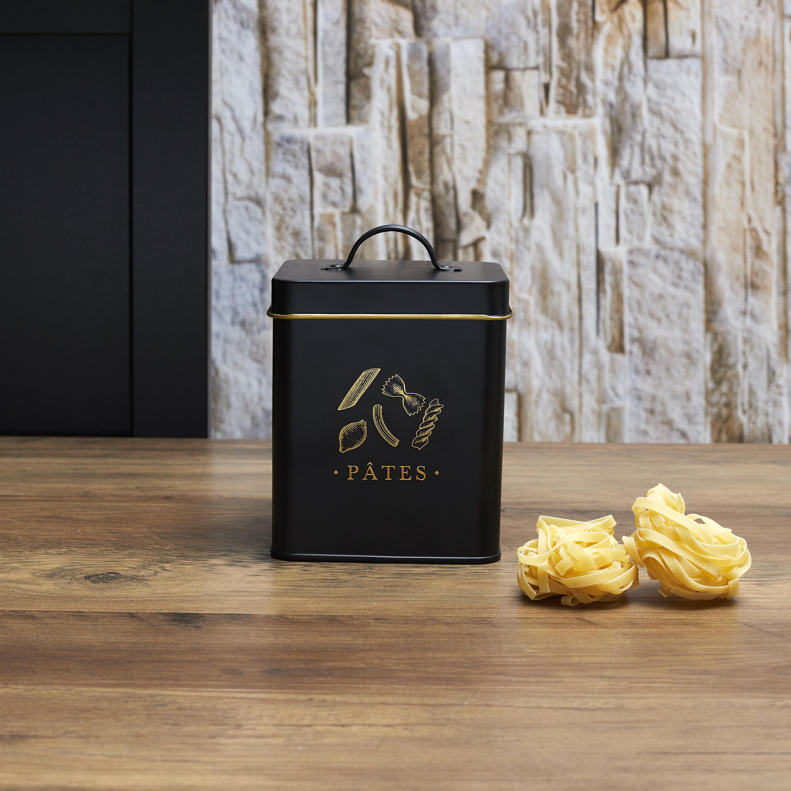 Cook Concept Metalen Doos Model M12 Zwart en Goud