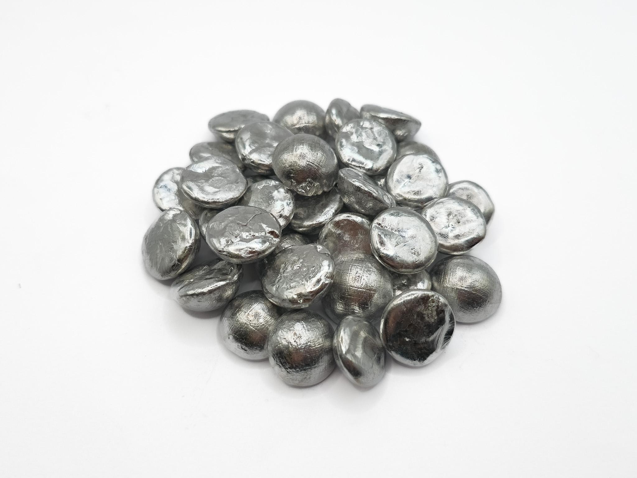 In-Bi-Eutektikum InBi33,7 in Pellets, Gewicht: 300 g
