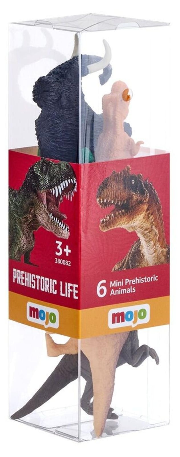Mojo Mini Wereld Prehistorische dieren set met 6 stuks