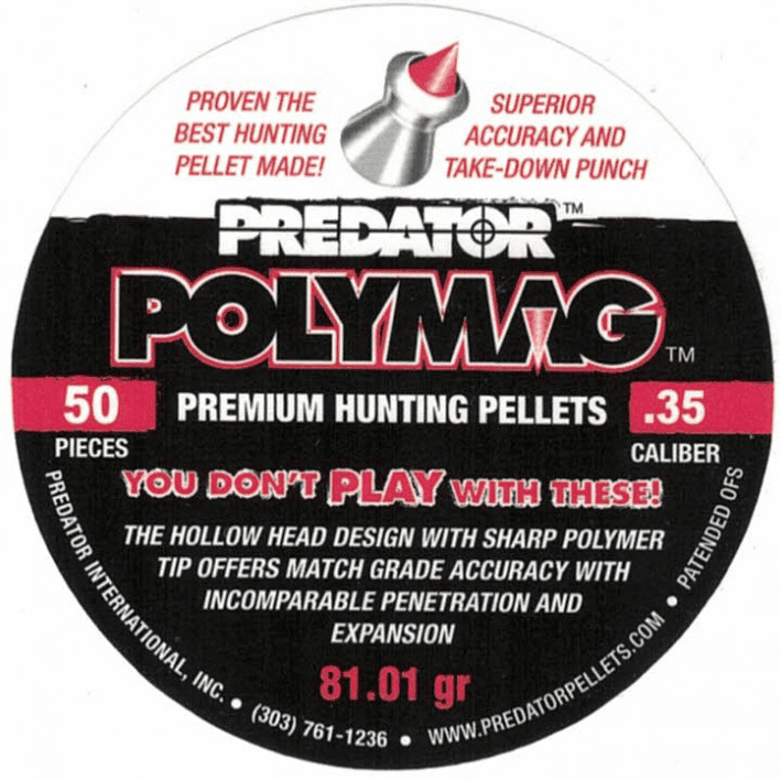 JSB Match Diabolo JSB Predator Polymag .35 (9mm) - 5,030g