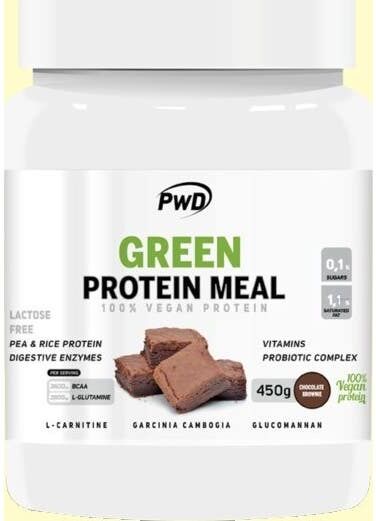 PWD Green Protein Meal Chocolate Brownie 450 g