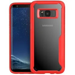 Handy Tasche für Samsung Galaxy S8 Panzer Schutz Hülle Cover Tasche Bumper Rot