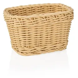 20x Tischkorb Korb hellbeige Gastro 17 x 11 x 9 cm, Polypropylen