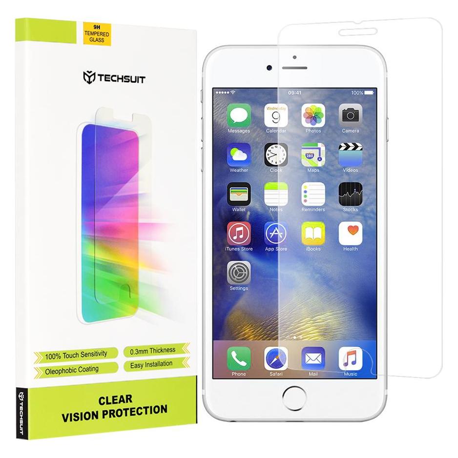 Techsuit - Clear Vision Glass - iPhone 6 Plus/ iPhone 6s Plus - Transparent (Apple iPhone 6 Plus, Apple iPhone 6s Plus) (56342442)