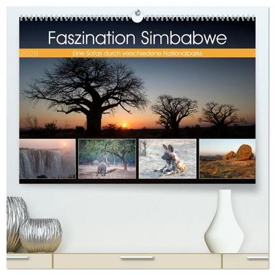 Faszination Simbabwe (hochwertiger Premium Wandkalender 2026 DIN A2 quer), Kunstdruck in Hochglanz