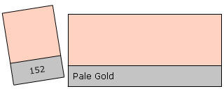 Lee Filter Roll 152 Pale Gold Pale Gold