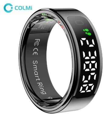 Uplifted Finds COLMI R12 Smart Ring With Display Touch Wireless Charging Health Tracker 7 silver