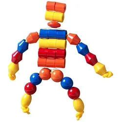 Creall Super Beads 7 Formen 5 Farben - 245 Stück.
