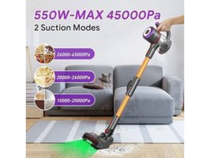 ONSEEN Aspirateur Balai sans Fil 45KPa Aspirateur sans Fil 8-en-1 53 Minutes dAutonomie avec Batterie Amovible ASPIRATEUR BALAI