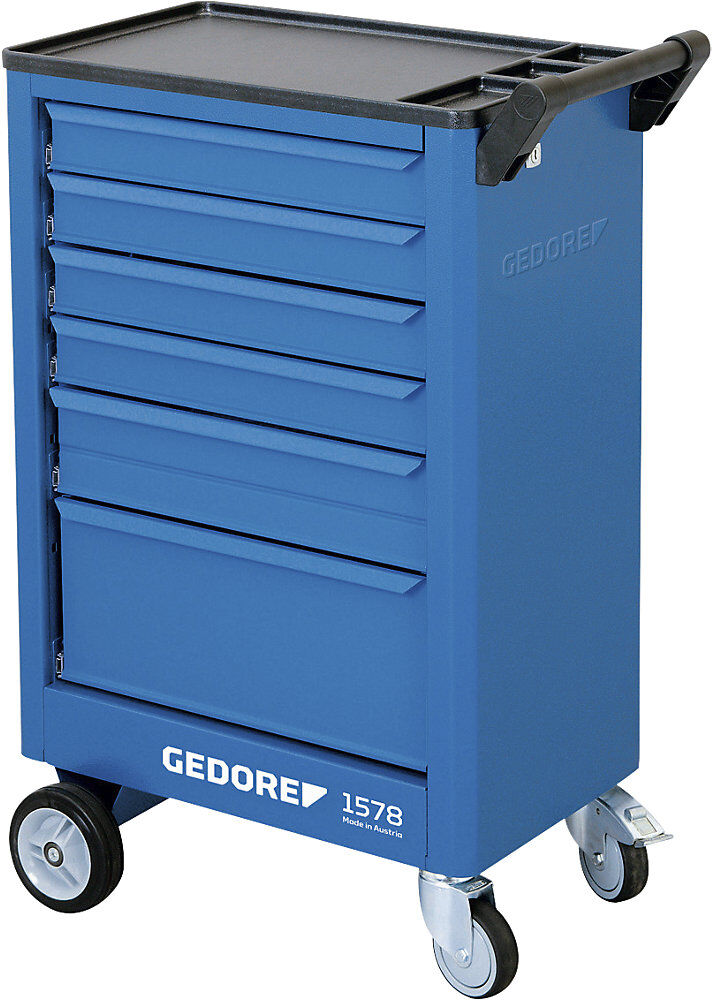 Werkzeugwagen 1578, 6 Schubladen, HxBxT 930 x 605 x 375 mm GEDORE