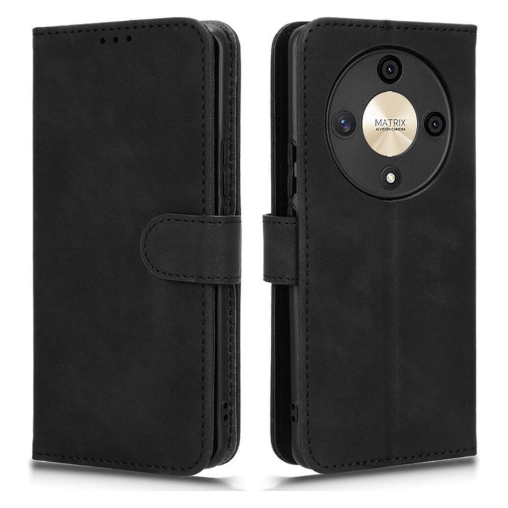 Cover-Discount Honor Magic6 Lite - Leder Etui Hülle schwarz (Honor Magic6 Lite) (660167433A)