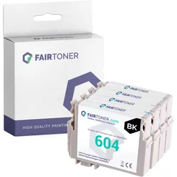 4er Multipack Set kompatibel für Epson C13T10G64510 / 604 Druckerpatronen