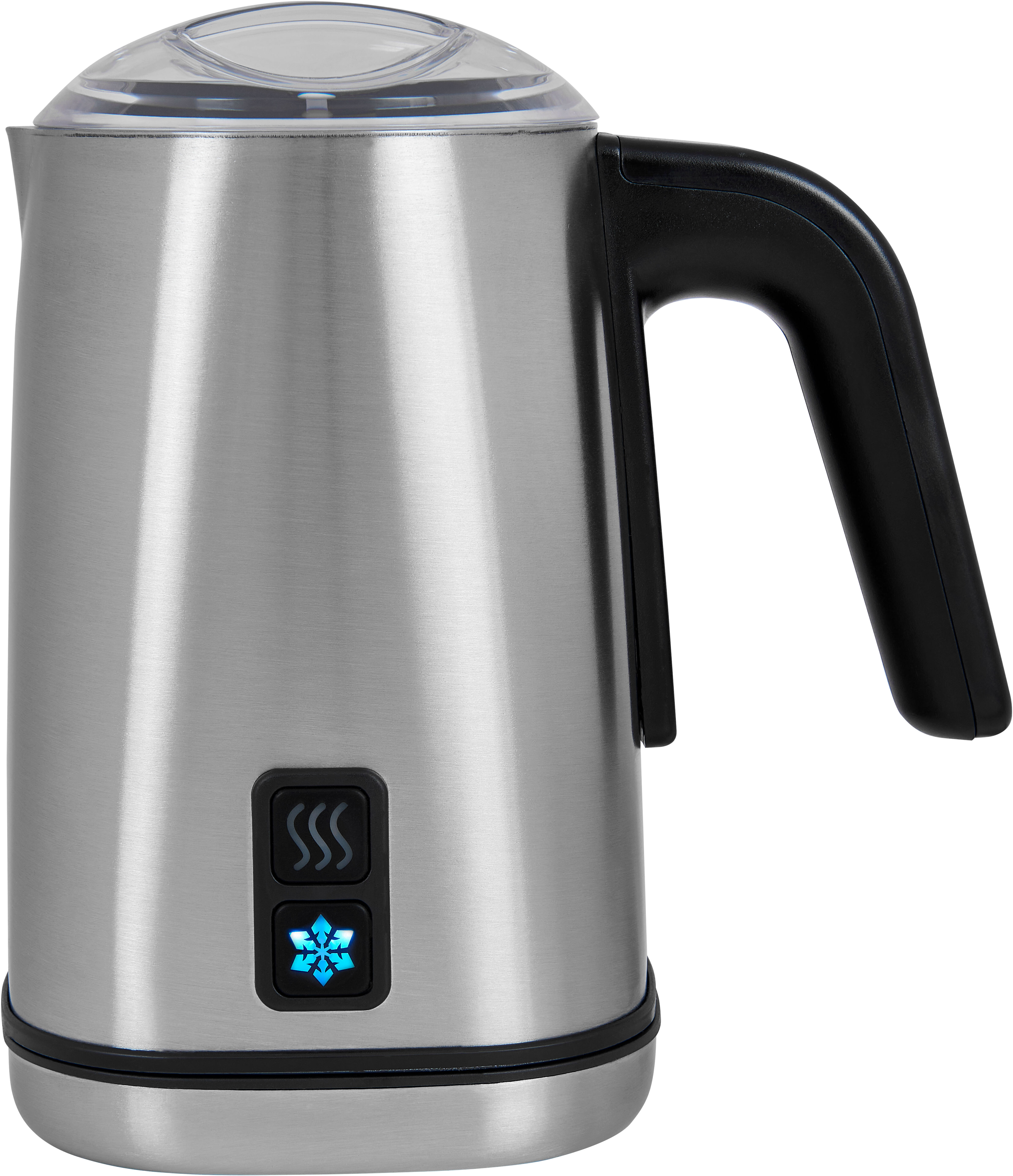 GUTFELS Milchaufschäumer "MILK 5010", silber, B:12,4cm H:20,8cm T:19,2cm, Milchaufschäumer, 350 ml Edelstahlbehälter, Milchaufschäumer